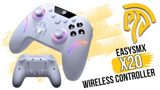 EasySMX X20 Multiplatform Wireless Controller  Unbox  Test easysmx procontroller [upl. by Darian333]