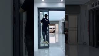 The latest design of sliding door system PT door PD door has no ground track design aluminiumdoors [upl. by Saylor629]