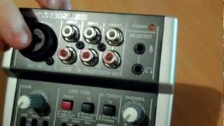 Behringer Xenyx 302USB audio mixer teardown [upl. by Oemor529]