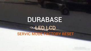 Durabase LED LCD ALL SERVICE MODE Factory Reset [upl. by Sells123]