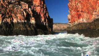 Horizontal Waterfalls in Talbot Bay Australia  wwwnewaboutblogspotcom mp4 [upl. by Yrolam]