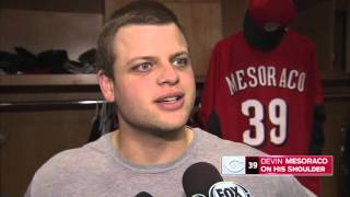 Devin Mesoraco headed back to the disabled list [upl. by Virgel]