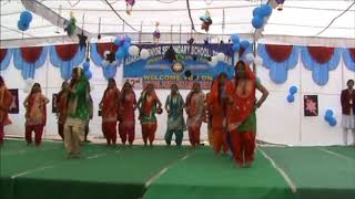 Mehndi mehndi gidhe vich nachdi dance performance  41st annual function 180217 [upl. by Wedurn]