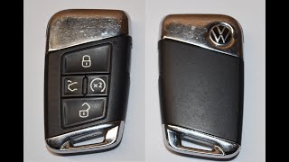 VW Key Fob Battery Replacement  EASY DIY [upl. by Delaryd233]