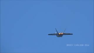 Rhode Island Air show F22 demo [upl. by Valerio403]