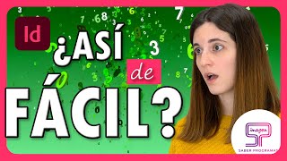 🔢Cómo NUMERAR páginas en INDESIGN 🚀 Método AUTOMÁTICO [upl. by Yseult]