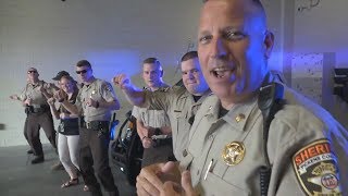 Georgia sheriffs office Lip Sync video goes viral with important message [upl. by Nnahgem736]