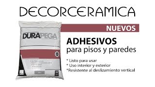 Los mejores adhesivos para pegar tus pisos y paredes  Decorceramica [upl. by Aseefan]