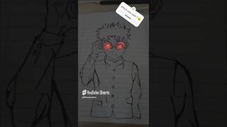 speeddrawing okarun ✨ trending shorts viral dandadan okarun art artist artowork drawing [upl. by Balthasar]