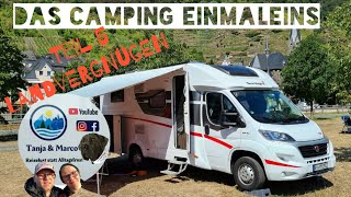 Camping Einmaleins Urlaub mit dem Wohnmobil Teil 5 Landvergnügen 92 [upl. by Alvar550]