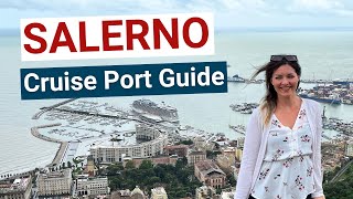 Salerno Italy Cruise Port  City Highlights  Getting to Amalfi Pompeii Sorrento Naples 4K [upl. by Abra]