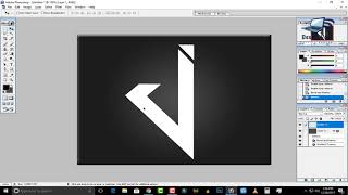 How to Make a logo of J letter in Photoshop 70 in Hindi  Urdu [upl. by Hayyim]