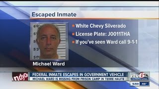 Inmate escapes from federal prison in Terre Haute [upl. by Wagstaff]