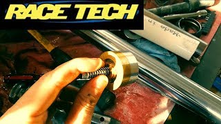 race tech suspension on the dyna [upl. by Yanahs]