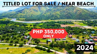 FC01  2024 Land for sale the price PHP 350000 ONLY near Beach Resort and Town Proper [upl. by Llennehc]