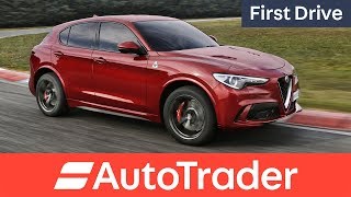 2018 Alfa Romeo Stelvio Quadrifoglio first drive review [upl. by Atirhs]