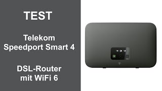 Test Telekom Speedport Smart 4 DSLRouter mit WiFi 6 [upl. by Azilanna]