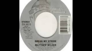 Matthew Wilder  Break My Stride 1983 [upl. by Fafa]