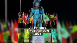 Finish line  42nd Spartathlon 2024 [upl. by Feirahs]