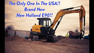 Never Before Seen New Holland E90 Excavator [upl. by Melliw928]