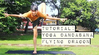 Tutorial Yoga Dandasana amp Flying Dragon pose I Yoga with Yong [upl. by Yahska844]