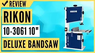 Rikon 103061 10quot Deluxe Bandsaw Review [upl. by Uball]