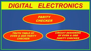 PARITY CHECKER [upl. by Nylla]