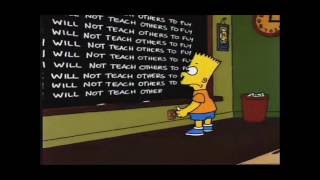 Simpsons Chalkboard Punishment [upl. by Neelyak168]