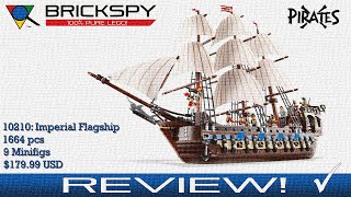 LEGO Imperial Flagship 10210  Review [upl. by Dnomhcir]