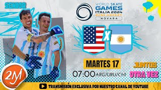 🇺🇸 EEUU vs ARGENTINA 🇦🇷  SENIOR  WSG2024 JUNTOSOTRAVEZ ⭐ [upl. by Assirhc509]