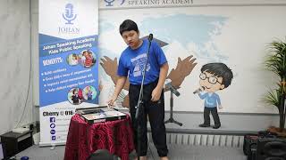 Arsyad l Kids Product Review l Johan Speaking Academy I Kids Public Speaking I Speaker Warrior [upl. by Inaffets]