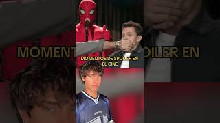 Tom Holland haciendo spoiler en directo cine vengadores marvel [upl. by Meyers]