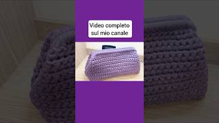 Tutorial passo passo sul mio canale crochet uncinetto borseuncinetto handmade [upl. by Laris735]