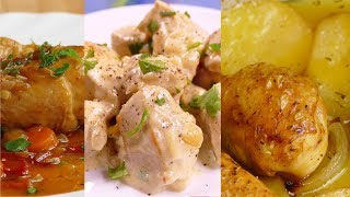 4 recetas de POLLO faciles y RAPIDAS de hacer [upl. by Niveb]