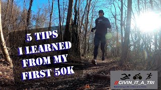 5 Tips For Your First 50k  Ultramarathon Beginner Tips [upl. by Ahsauqal]