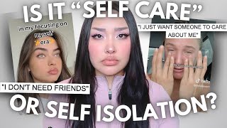 TikTok quotSelfCarequot Trends Are Making Gen Zs Loneliness Epidemic Worse [upl. by Alvar]