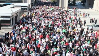 Palestine  Gaza Solidarity march in Cape Town South Africa [upl. by Nidnal]