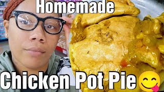 Homemade Chicken Pot Pie 🥧 Soul Food [upl. by Edrick]