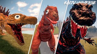 EVOLUÇÃO do SHIN GODZILLA em KAIJU UNIVERSE  ROBLOX [upl. by Moreno79]