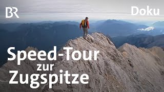 Speedbergsteigen Von München auf die Zugspitze amp zurück in 24 Stunden  BergaufBergab  Doku  BR [upl. by Norha]