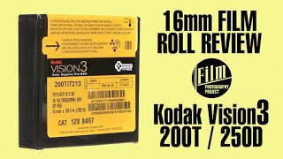 16mm Film Roll Review  Kodak Vision3 200T  250D [upl. by Lebiralc]