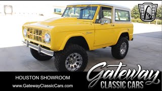 1967 Ford Bronco For Sale 2823 Gateway Classic Cars Houston Showroom [upl. by Norved]