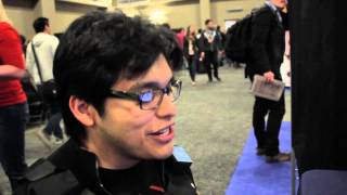 KORFX Gaming vest demos at SXSW Gaming Expo 2014 1 [upl. by Reham]