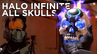 Halo Infinite  ALL 12 SKULLS LOCATIONS Campaign Skulls [upl. by Barger]