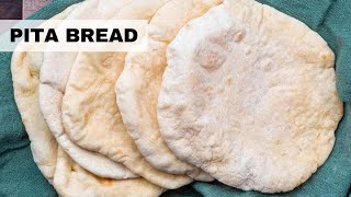 Pita Bread Recipe  Homemade Pita Bread 2 Easy Ways [upl. by Goddart]