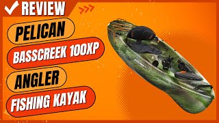 Pelican‎ BASSCREEK 100XP Angler Fishing Kayak Review [upl. by Enialehs906]