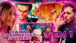 SPOILERS Zoro Sanji amp Quarteto Monstro  Daarui Enygma e M4rkim  React The Couple Vibes 24 [upl. by Cherilynn502]