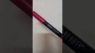 swiss beauty stay on lip crayon review  shade plum pick  lipcrayon magenta color lipstick [upl. by Nagem]