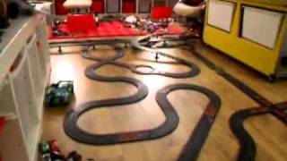 The ultimate Micro Scalextric Track  Jadlam Racing Models [upl. by Oeflein]