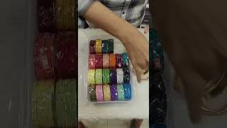 Dress ko colour matching bangles setjewellery fashion [upl. by Alessandro]